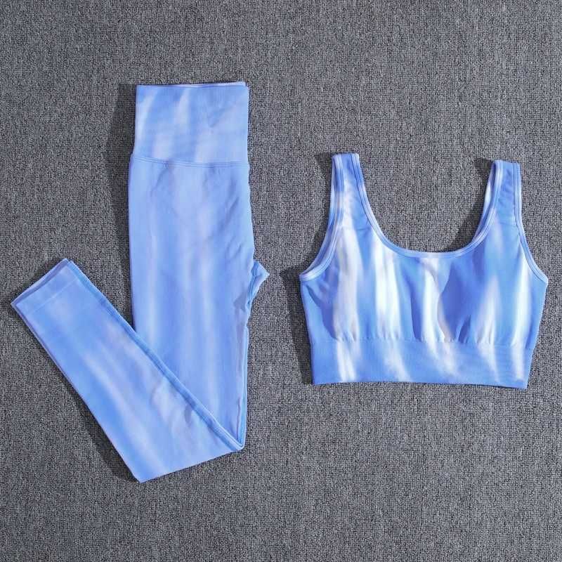 Ice Blue Pants Set