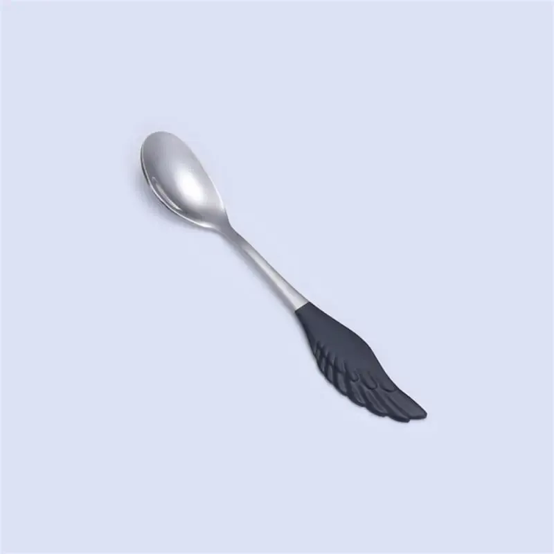 Black silver spoon