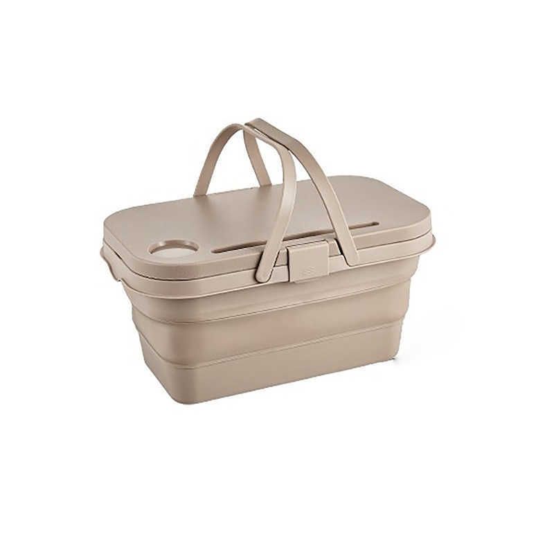 Khaki Picnic Basket