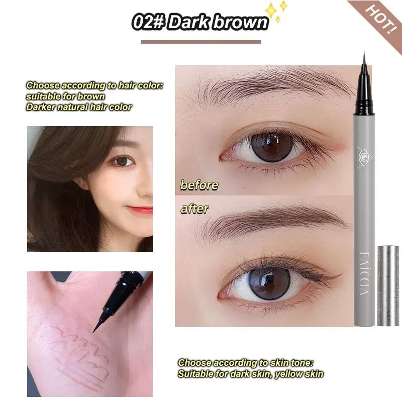 Couleur: 02 ewebrow Pen-1pcs