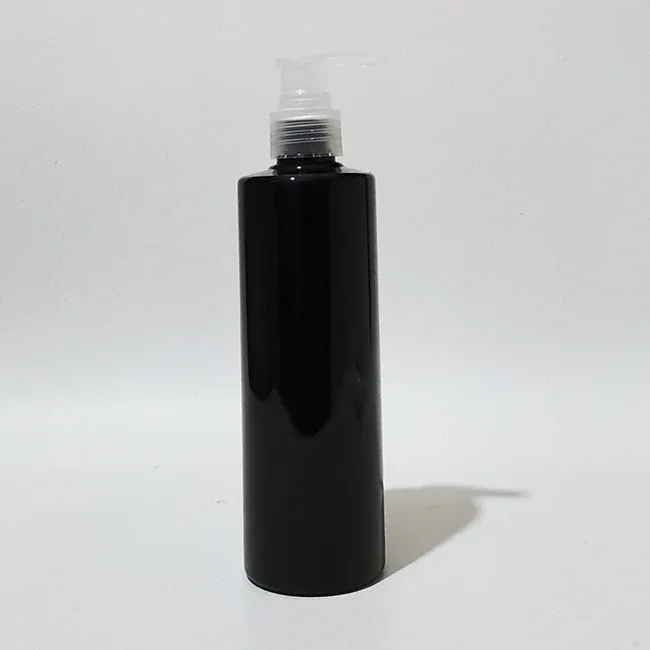 250ml plastik siyah şişe temiz