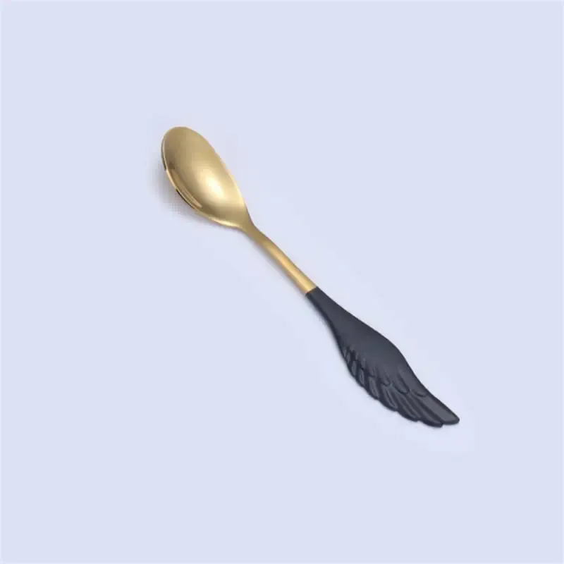Black gold spoon