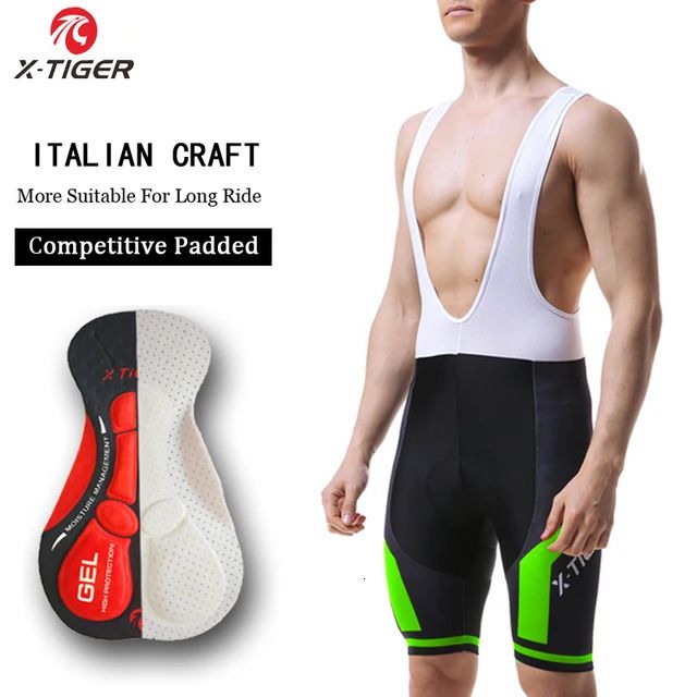 Green Bib Shorts