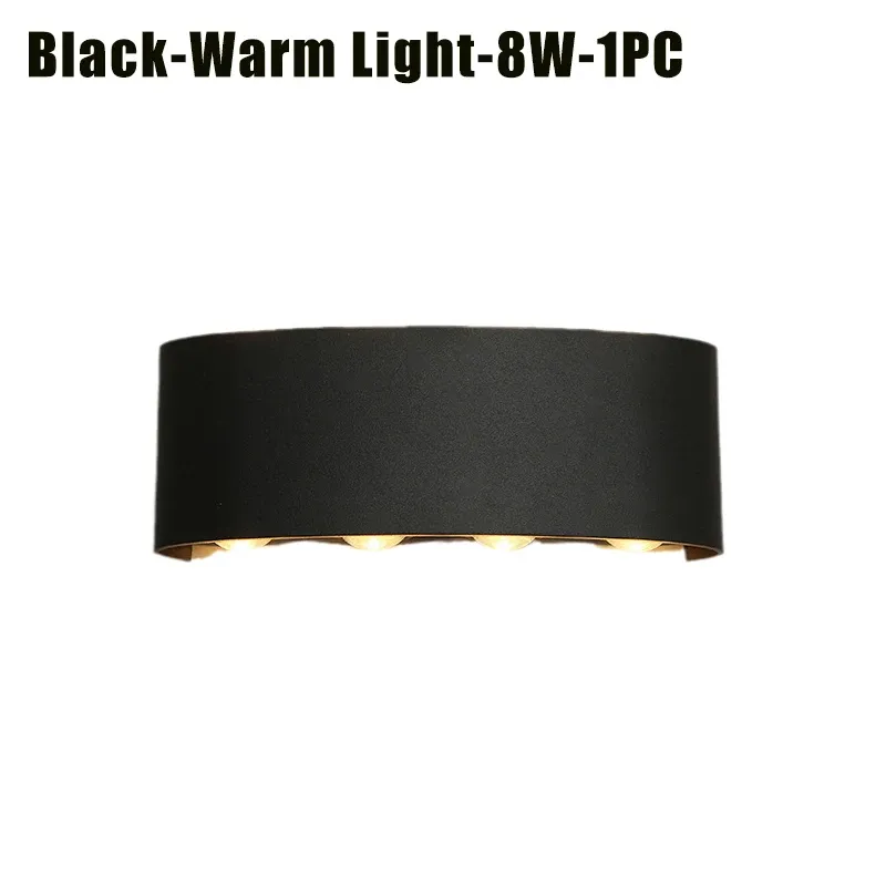 1pc luce scura da 8W