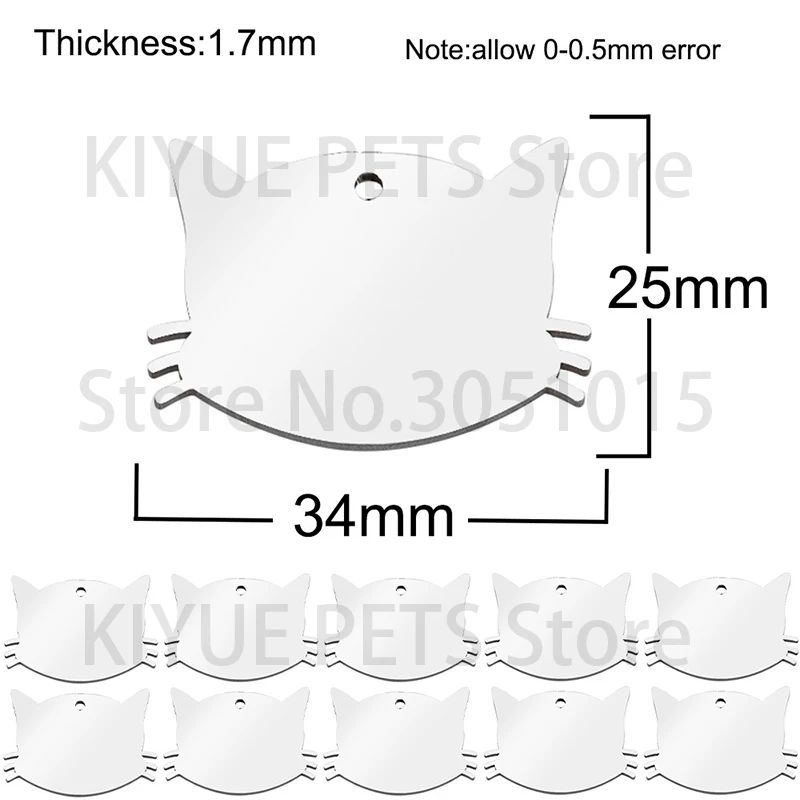 Farbe: Silberform-22-Gröze: 20pcs