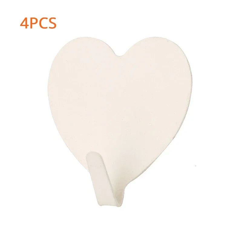 White Hooks 4pcs