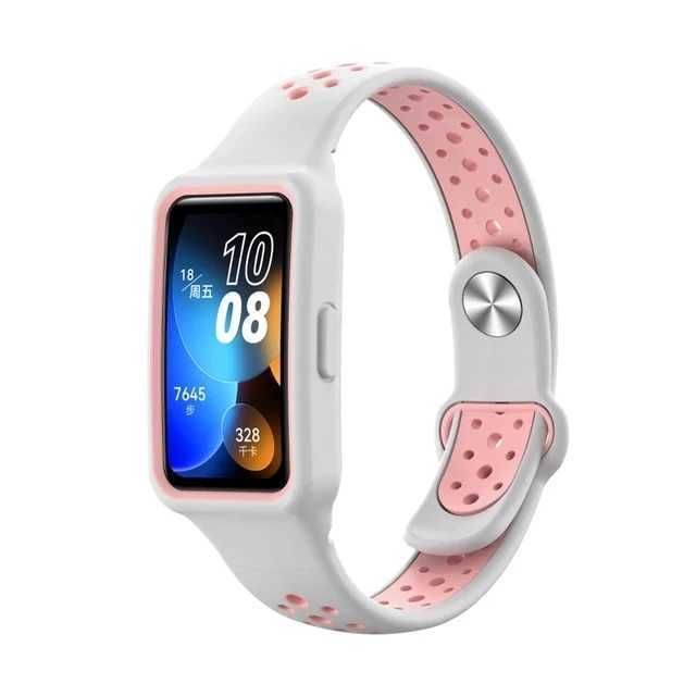 White Pink-Huawei Band 8