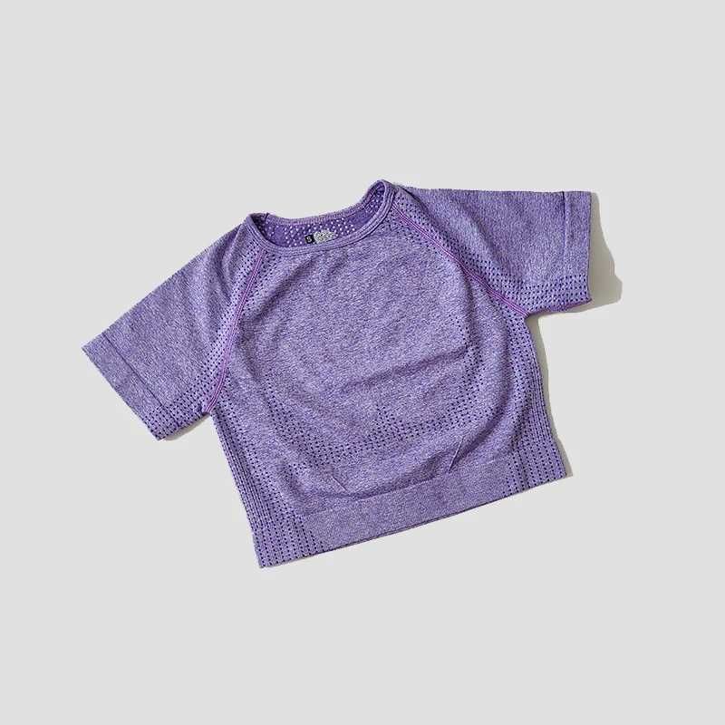 Short Sleeved Purple