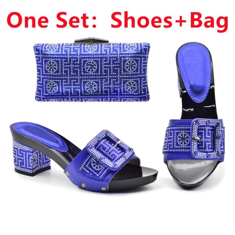 Blue Shoes and Bag