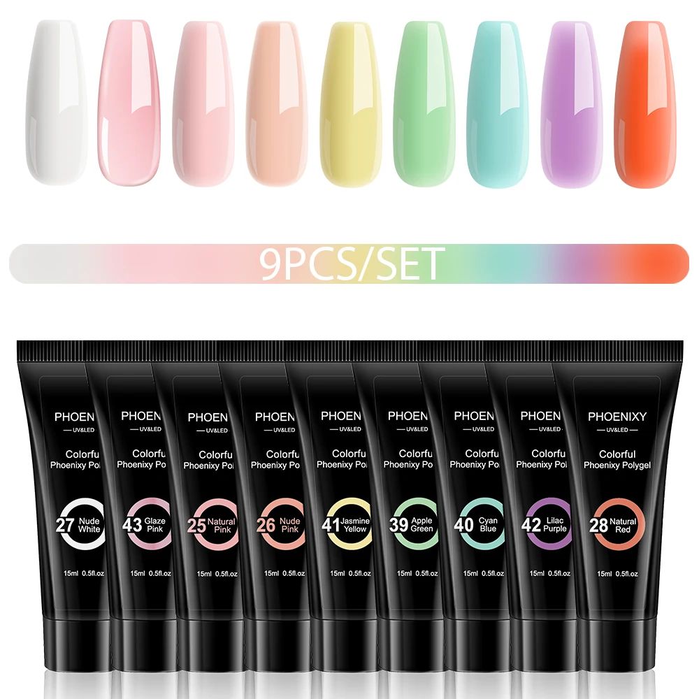 Kolor: 9pcs Gel Gel Set5