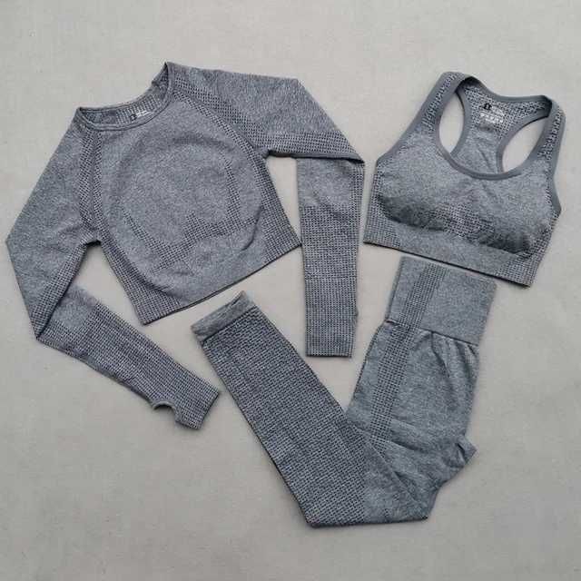 Gray Blue 3pcs Set