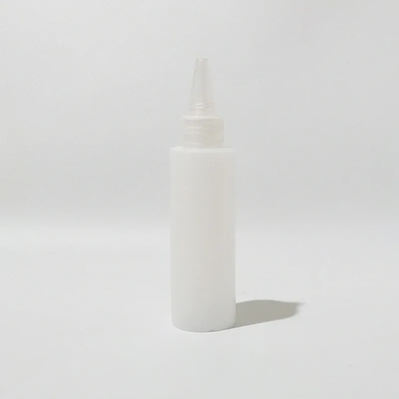 100 ml HDPE -Flasche Plastikdeckel Clear Deckel