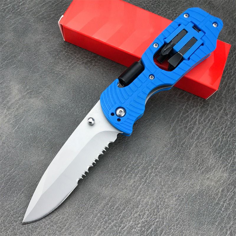 serrated blue