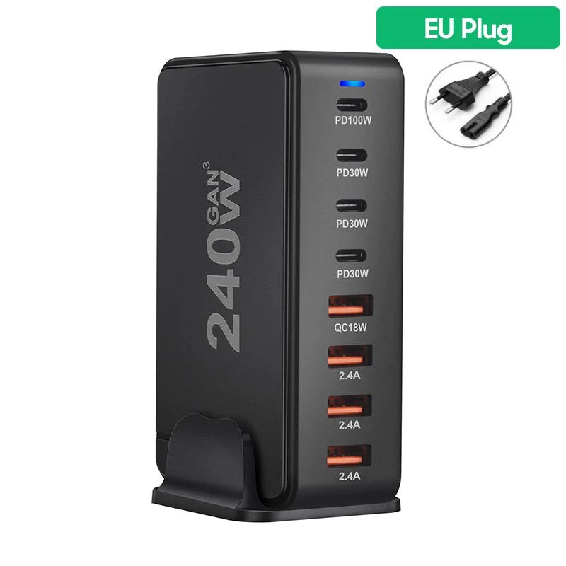 Plugtyp: EU -plugg svart