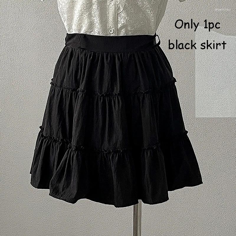 1pc black skirt