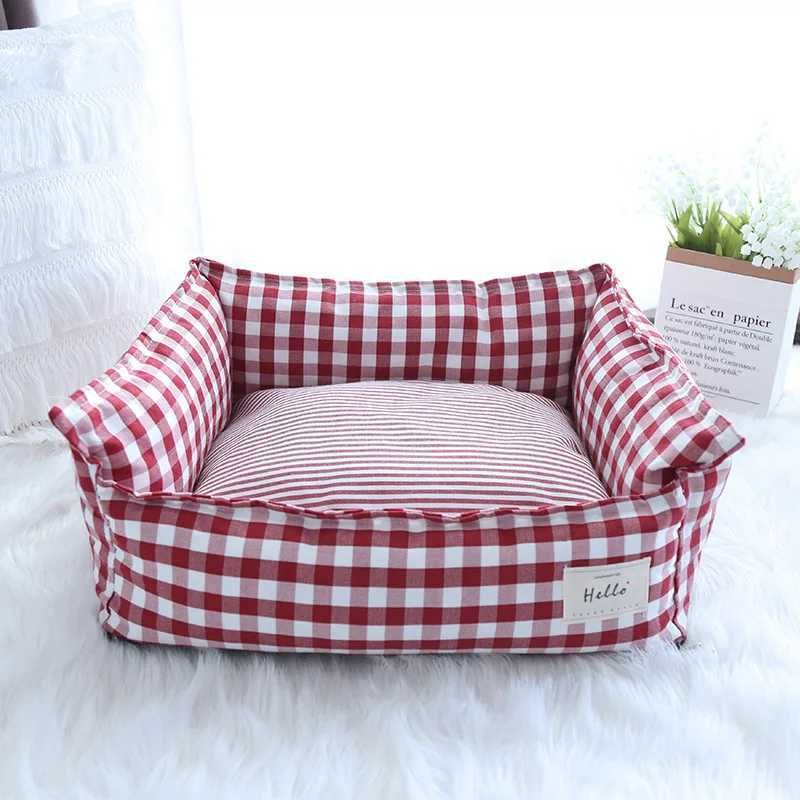 Cama para perros roja-m 60x50cm