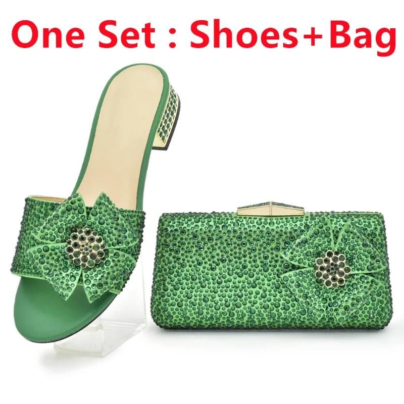 Green Shose and Bag