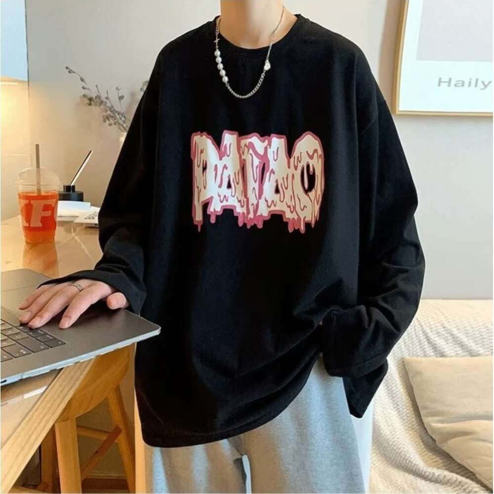 【 bao 】 Long sleeved T-shirt Black C21