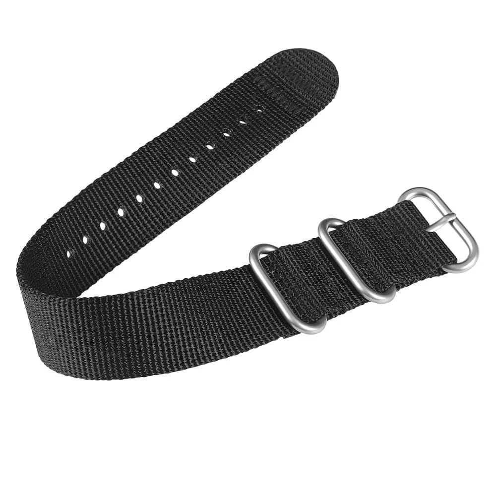 Couleur du bracelet : noir Largeur du bracelet : 22 mm.