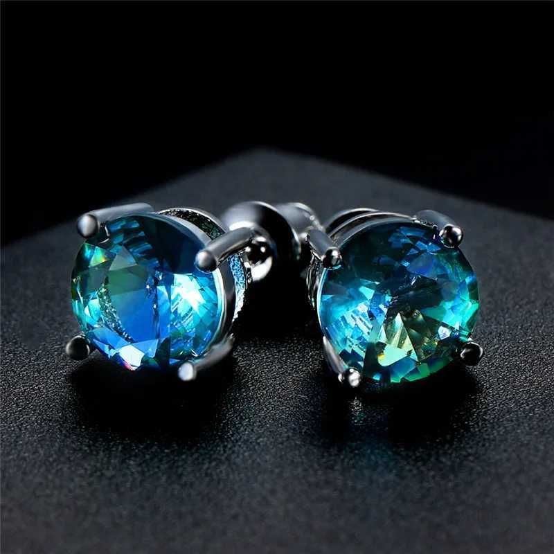 Blue Green Earrings