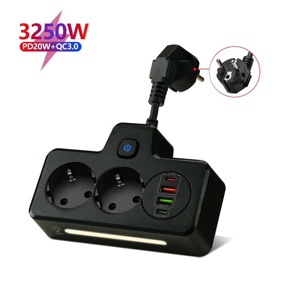 Padrão: UE Plugcolor: 502 PD20W Black