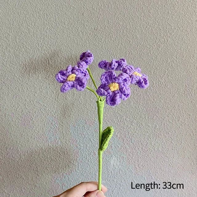 Kwiat szydełkowy S12