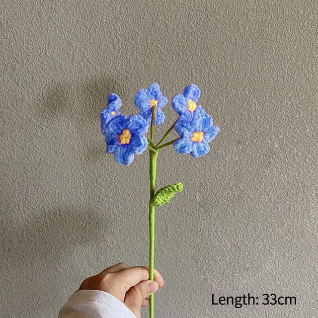 Kwiat szydełkowy S8