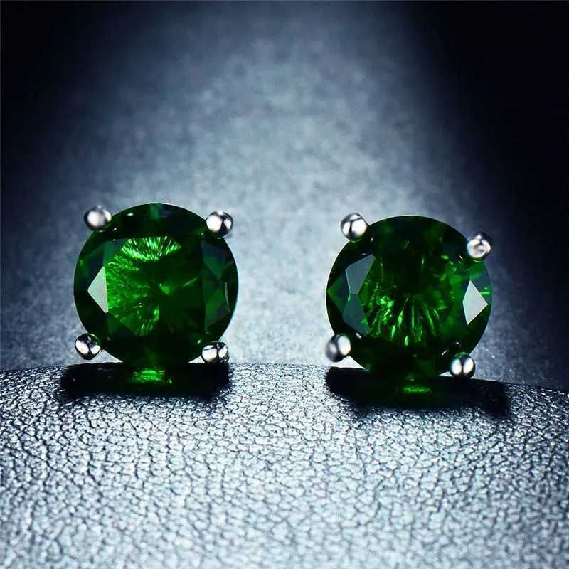 Green Earrings