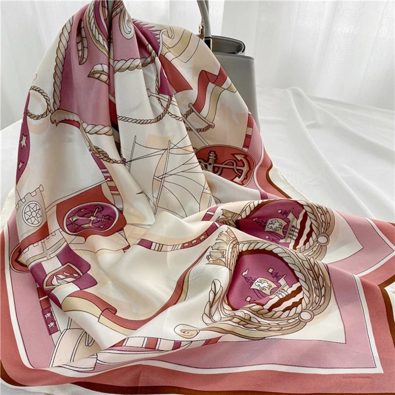 110cm Silk Scarf 7