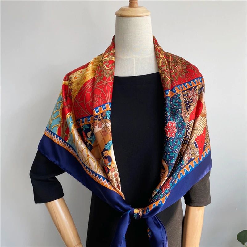 110cm Silk Scarf 4