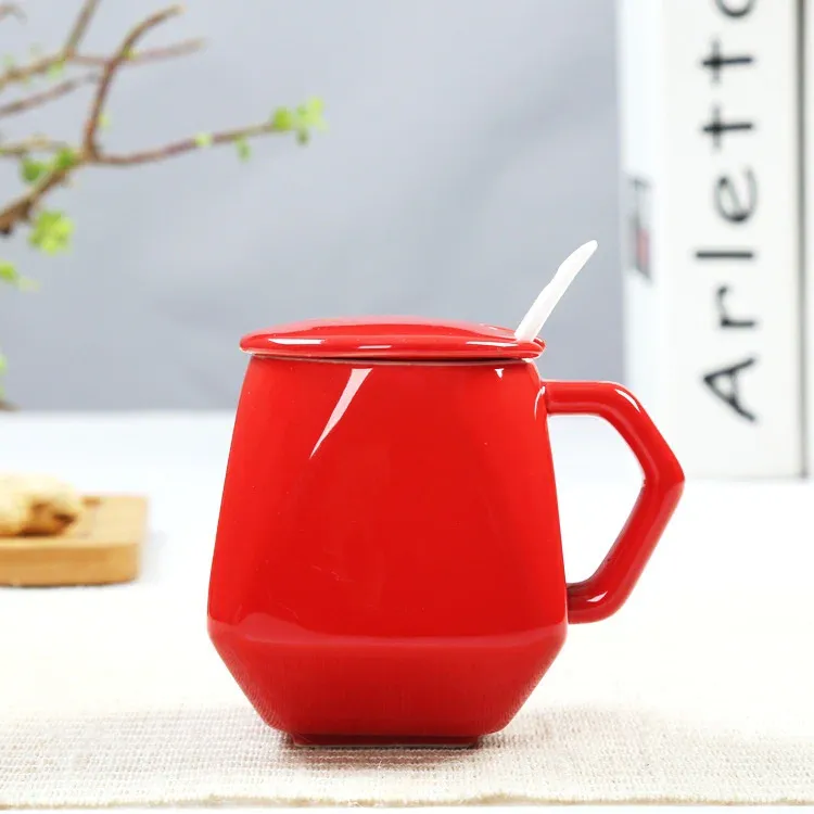 Red Spoon with Lid