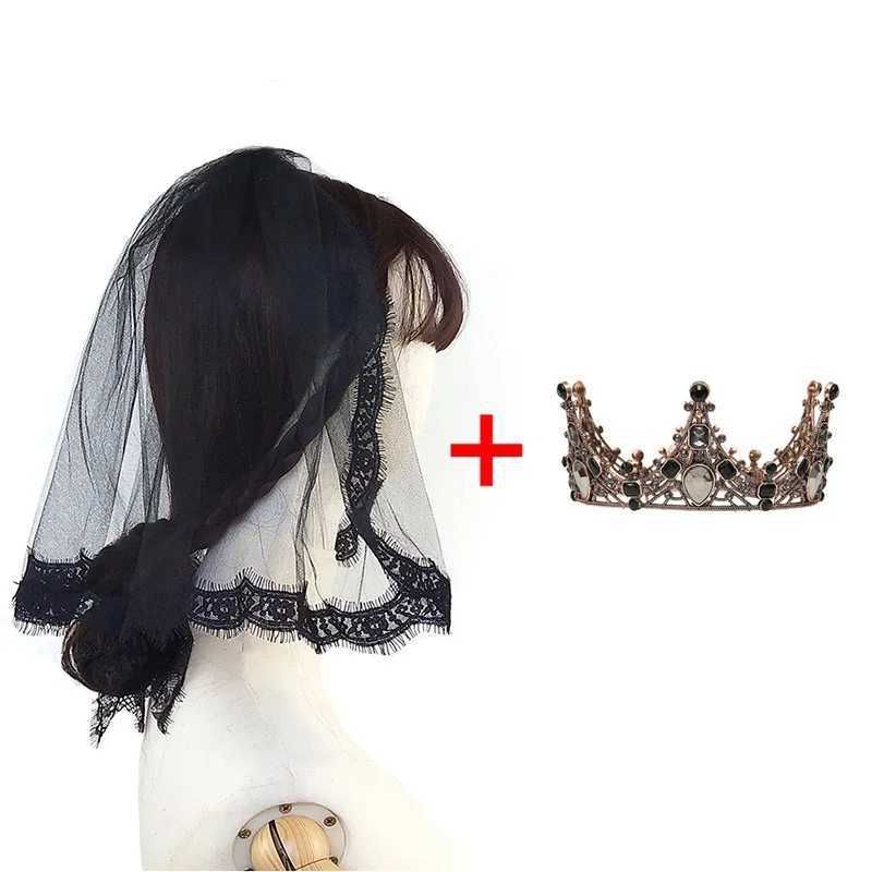 Black Veil Crown-75cm