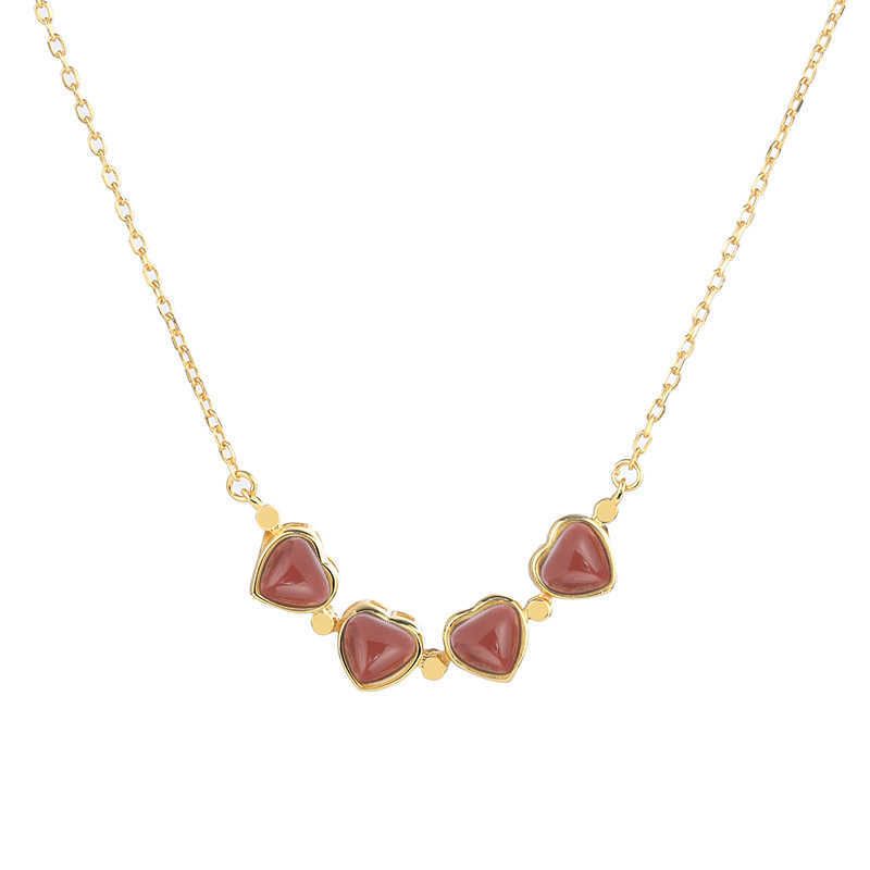 Golden South Red Agate-925 Silver