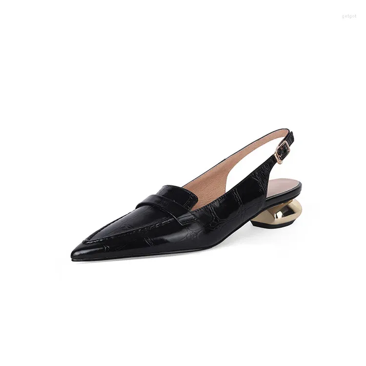 Black Slingback Shoe