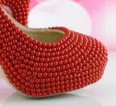 Red 8cm heel