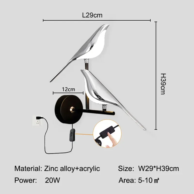 Нейтральный свет 4000K 2T с EU Plug2