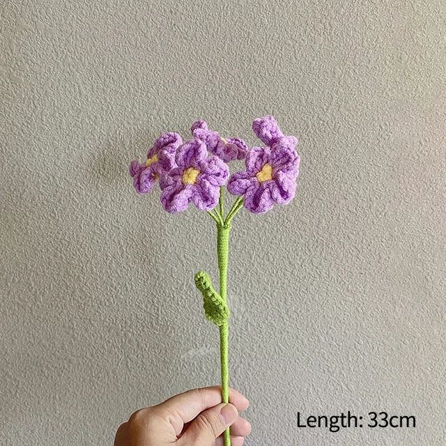 Kwiat szydełkowy S11