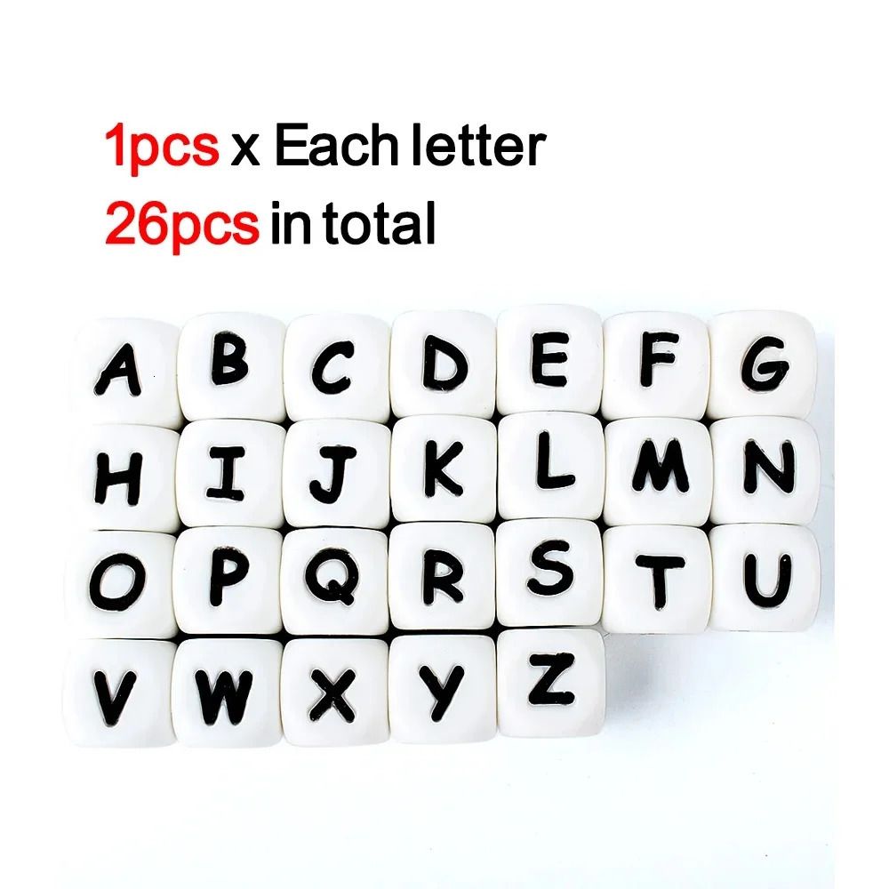 26stcs gemengde letters