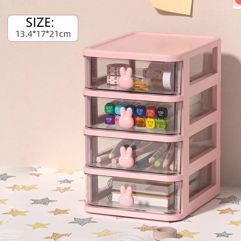 4 drawer-Pink