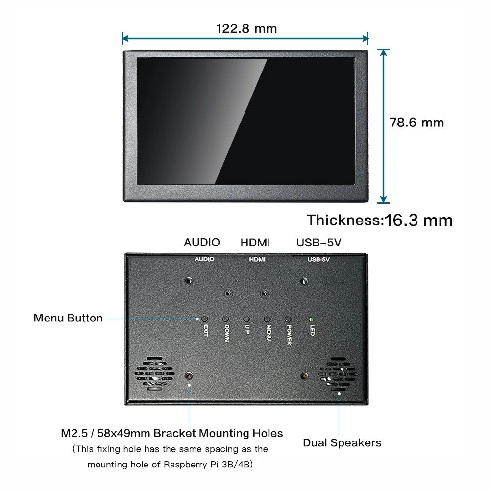 Color:5Inch Touch Monitor