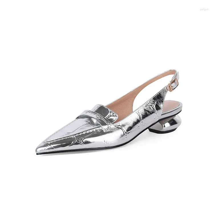 Silver SlingbackShoe