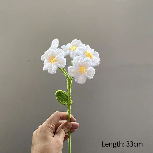Kwiat szydełkowy S10