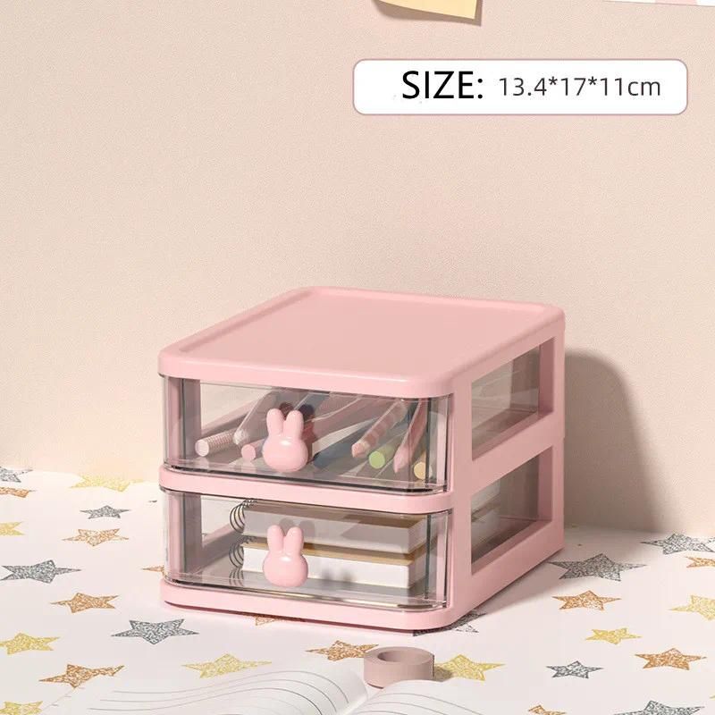 2 drawer-Pink