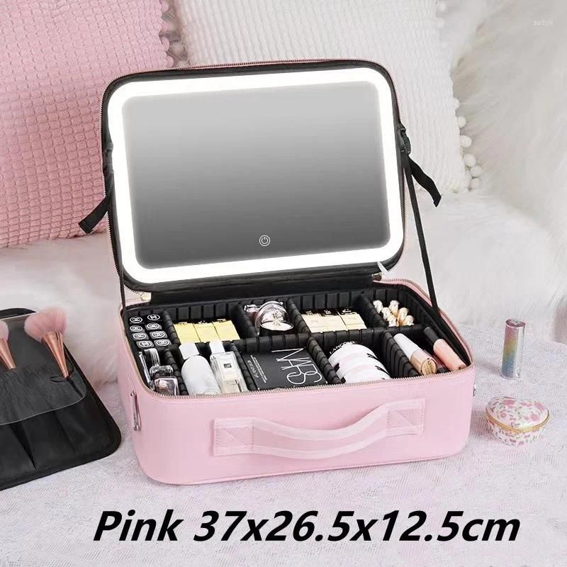 Pink Led Mirror