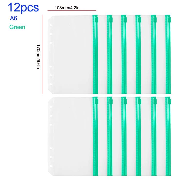 Farbe: 12pcs A6 17x10.8cm3