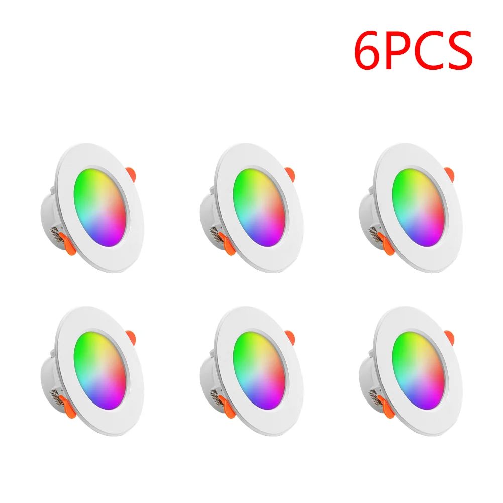 Fonctionnement: 6PCSColor: Downlight LED