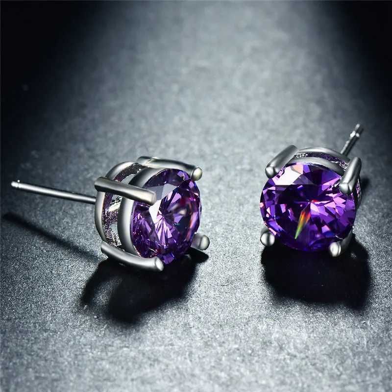 Purple Earrings