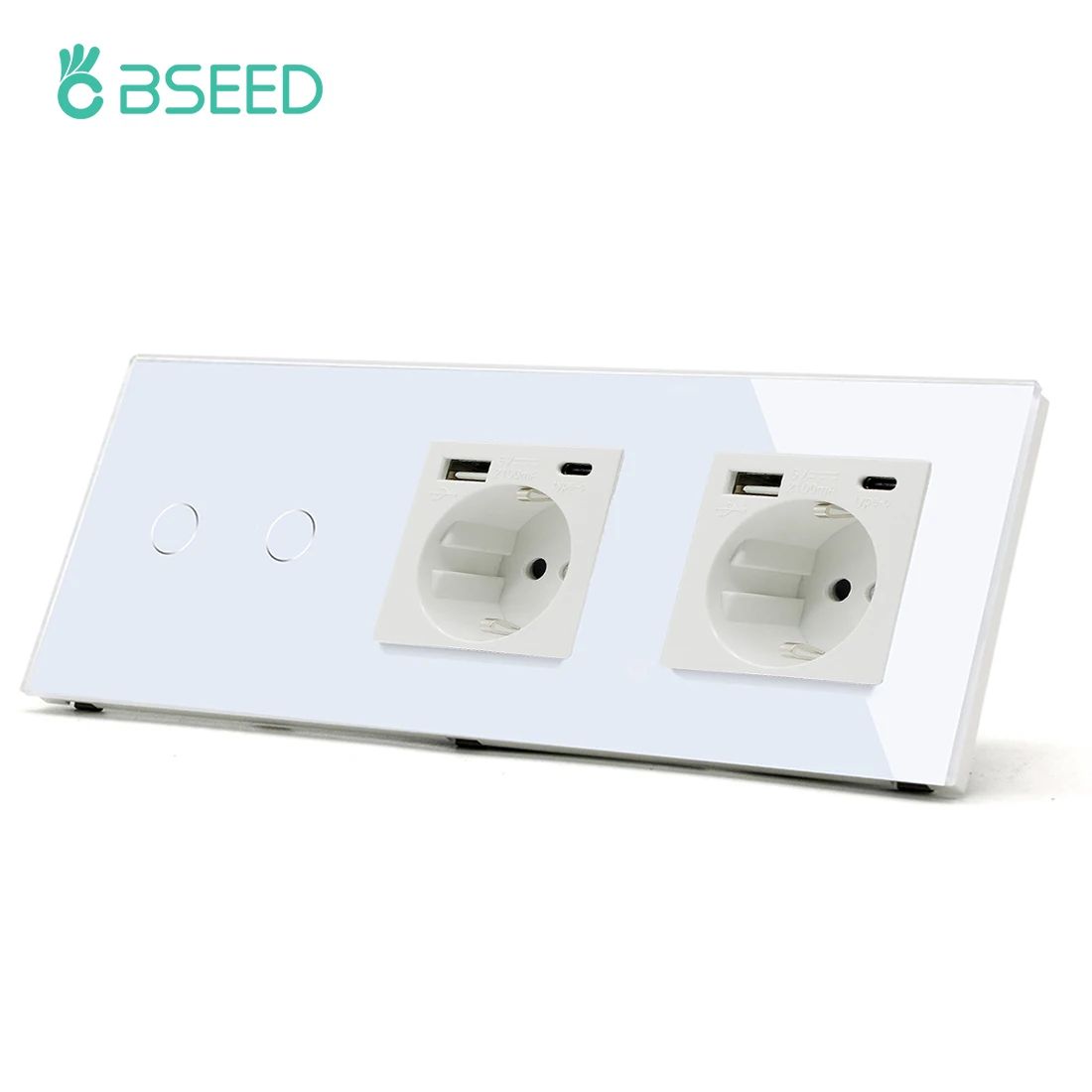 2G 2G Sockets-White-White