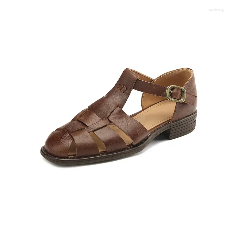 Brown Leather Sandal