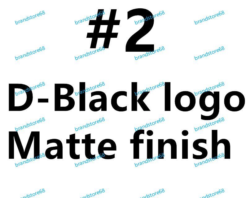 #2 Matte matte black logo